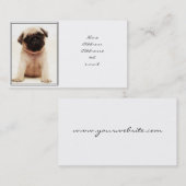 Visitekaartje van puppy (Voorkant / Achterkant)