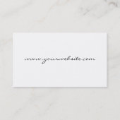 Visitekaartje van puppy (Achterkant)