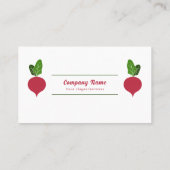 Visitekaartje van rauwe groenten (Achterkant)