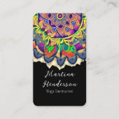 Visitekaartje van Red en Greens Mandala (Voorkant)