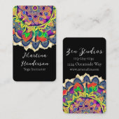 Visitekaartje van Red en Greens Mandala (Voorkant / Achterkant)