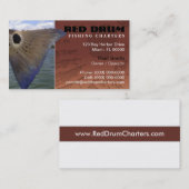 Visitekaartje van Redfish-Geviste charters (Voorkant / Achterkant)
