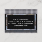 Visitekaartje van Reginald (Achterkant)