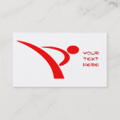 Visitekaartje van rode en witte zeeoorten (Achterkant)