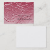 Visitekaartje van rode rode rode rode rode rode ro (Voorkant / Achterkant)