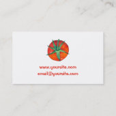 Visitekaartje van rode tomaten (Achterkant)