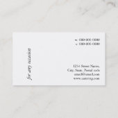 visitekaartje van rode wijnglas (Achterkant)