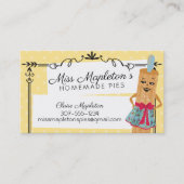 Visitekaartje van rolspeldenretro-bakkerij (Voorkant)