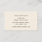 Visitekaartje van rondvliegende Hummingbird (Achterkant)