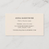 Visitekaartje van rondvliegende Hummingbird (Achterkant)