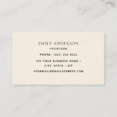 Visitekaartje van rondvliegende Hummingbird (Achterkant)