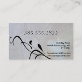 Visitekaartje van rottextuur binnenshuis (Achterkant)