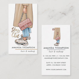 Visitekaartje van Roze Girly Coffee Chav