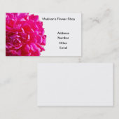 Visitekaartje van roze pony's (Voorkant / Achterkant)