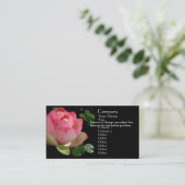 Visitekaartje van Roze Water Lily (Staand voorkant)