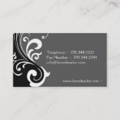 Visitekaartje van Salon en Spa (Achterkant)