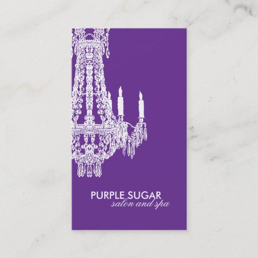 Visitekaartje van Salon en Spa (Voorkant)