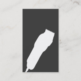 Visitekaartje van sars Barber/Cosmetoloog (grijs)