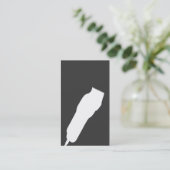 Visitekaartje van sars Barber/Cosmetoloog (grijs) (Staand voorkant)