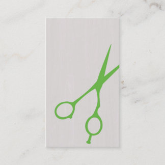 Visitekaartje van sars Barber/Cosmetoloog (groen)