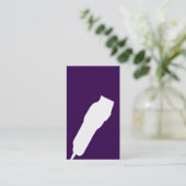 Visitekaartje van sars Barber/Cosmetoloog (Paars) (Staand voorkant)