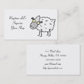 Visitekaartje van schapen (Voorkant / Achterkant)