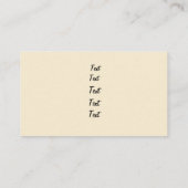 Visitekaartje van schedels (Achterkant)