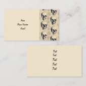 Visitekaartje van schedels (Voorkant / Achterkant)