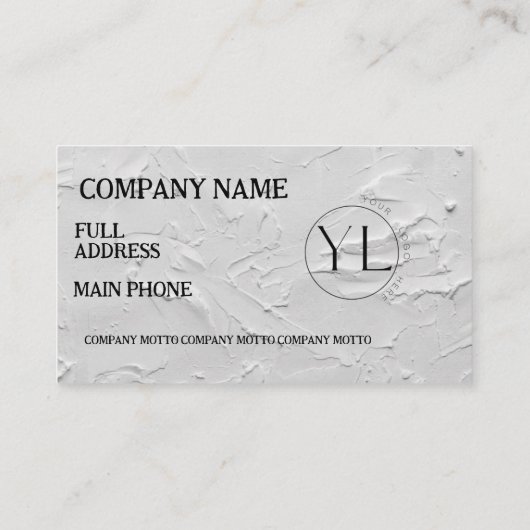 Visitekaartje van schilder (Achterkant)