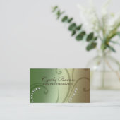 Visitekaartje van Shimmer en Crystals (Staand voorkant)