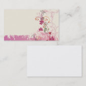 Visitekaartje van snijbloemen (Voorkant / Achterkant)