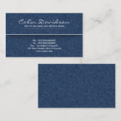 visitekaartje van spijkerbroek (Voorkant / Achterkant)