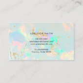 visitekaartje van steenslag van steenslag (Achterkant)