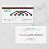 Visitekaartje van stomerijreiniger (Voorkant / Achterkant)