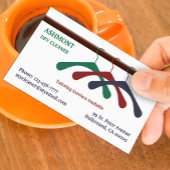 Visitekaartje van stomerijreiniger