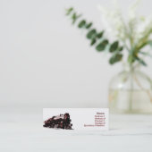 Visitekaartje van stoomlocomotieven (Staand voorkant)