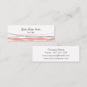 Visitekaartje van Stripe Roze (Voorkant / Achterkant)