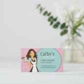 Visitekaartje van suikerbakkerij (Staand voorkant)