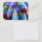 Visitekaartje van suikerkatoenhoudend Snoep (Voorkant / Achterkant)