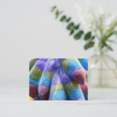 Visitekaartje van suikerkatoenhoudend Snoep (Staand voorkant)