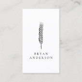 Visitekaartje van tarweboer (Voorkant)