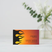 Visitekaartje van Tattoo met celvlam (Staand voorkant)