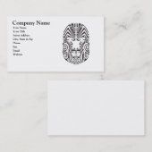 Visitekaartje van Tattoo uit stamplanten (Voorkant / Achterkant)