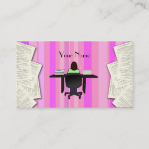 Visitekaartje van technisch schrijver