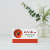 Visitekaartje van tomaten (Staand voorkant)