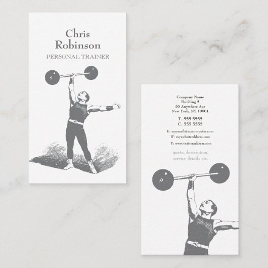 Visitekaartje van trainer-trainer (Voorkant / Achterkant)