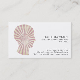visitekaartje van trance roze sunburst Hypnotherap
