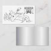 Visitekaartje van trekstaaf (Voorkant / Achterkant)