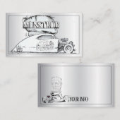 Visitekaartje van trekstaaf (Voorkant / Achterkant)