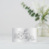 Visitekaartje van trekstaaf (Staand voorkant)